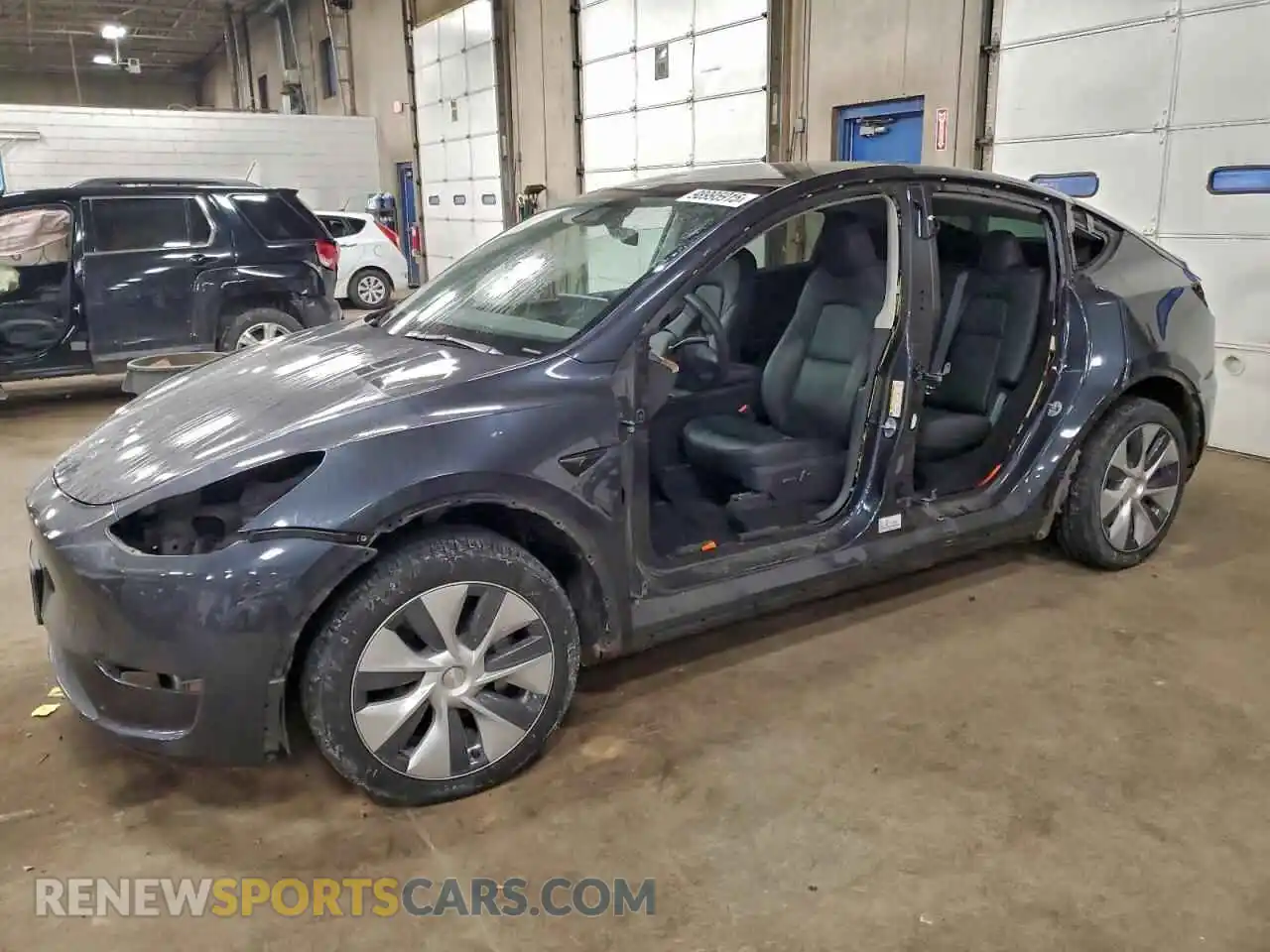 1 Photograph of a damaged car 7SAYGDEE5RA255994 TESLA MODEL Y 2024