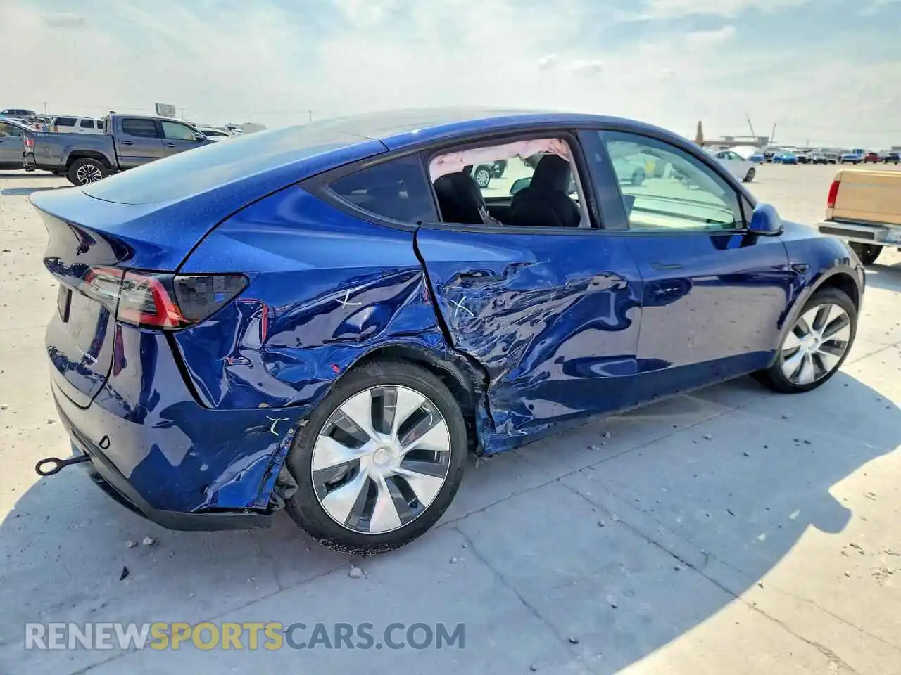 3 fotografías del automóvil dañado 7SAYGDEE5RA269085 TESLA MODEL Y 2024