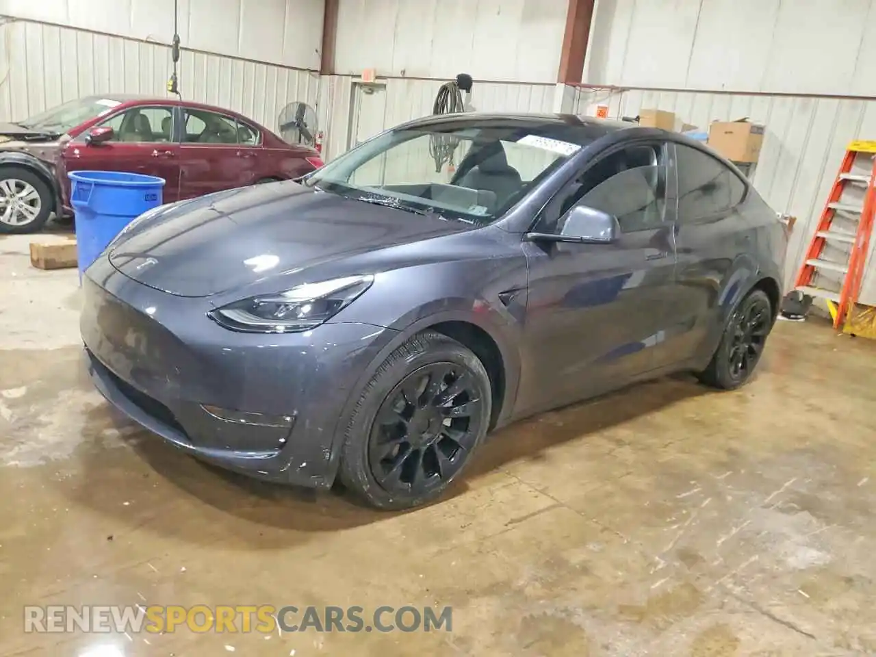 1 Photograph of a damaged car 7SAYGDEE5RA278479 TESLA MODEL Y 2024