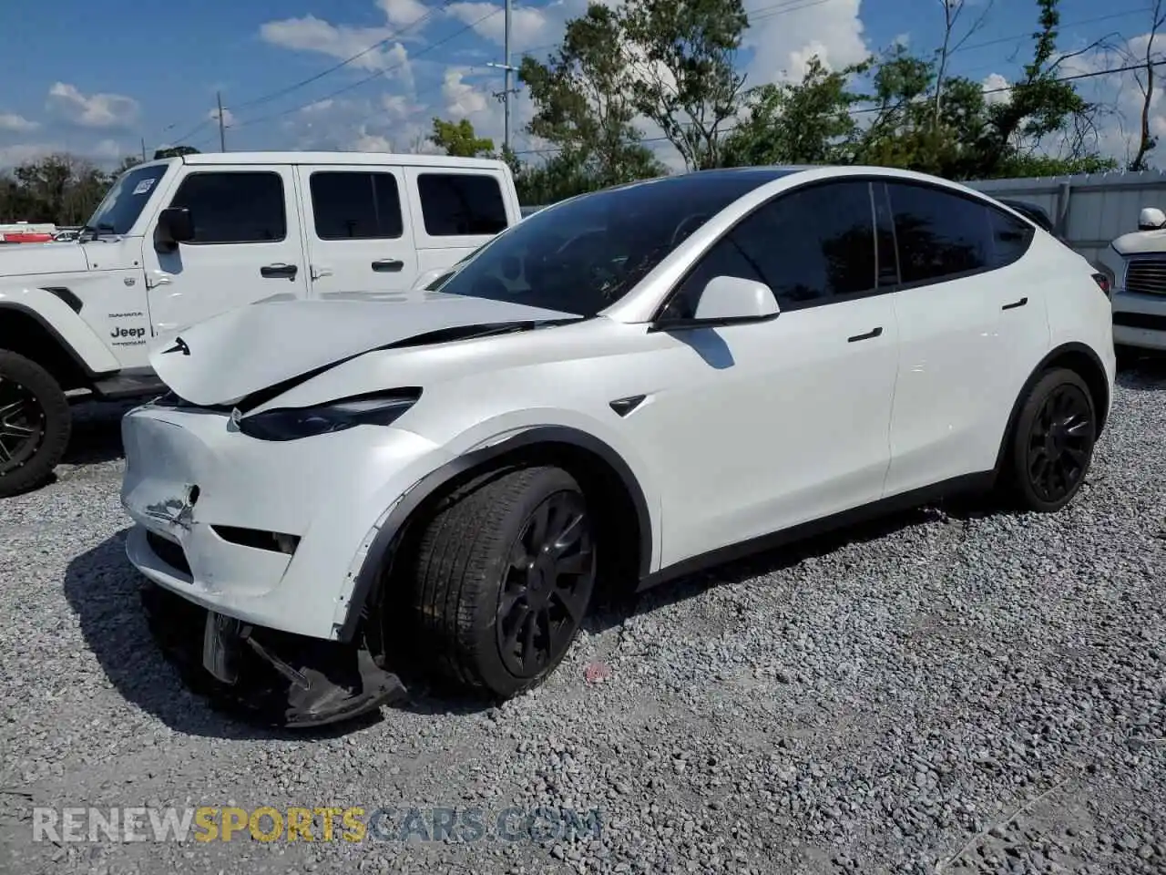 1 Photograph of a damaged car 7SAYGDEE5RA306197 TESLA MODEL Y 2024