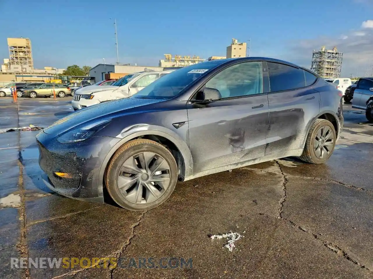 1 Photograph of a damaged car 7SAYGDEE5RA308273 TESLA MODEL Y 2024