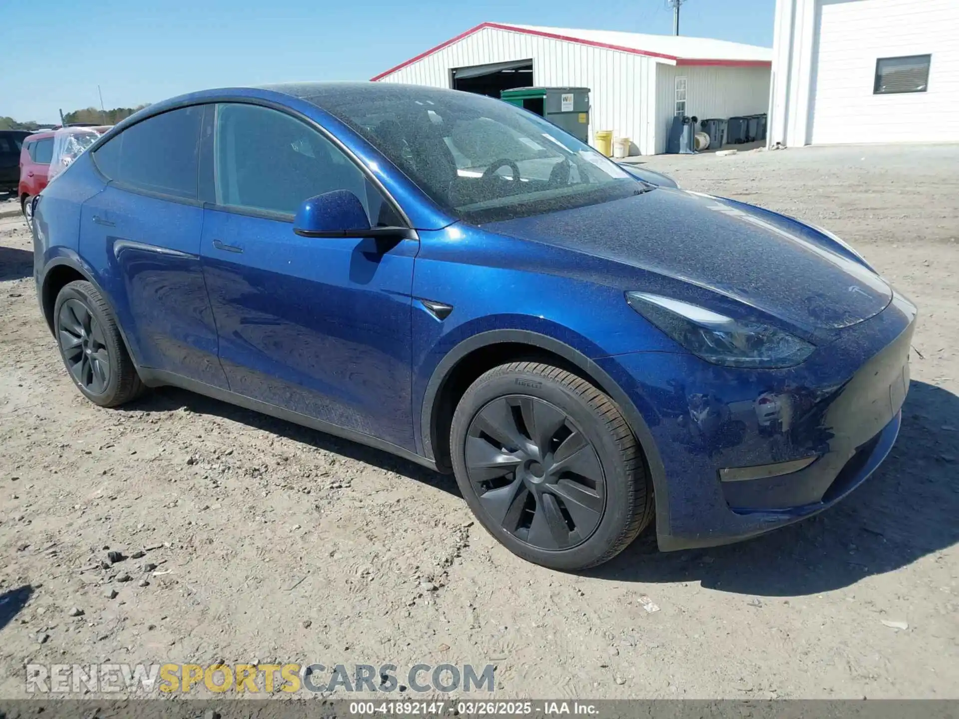 1 Photograph of a damaged car 7SAYGDEE5RA329172 TESLA MODEL Y 2024