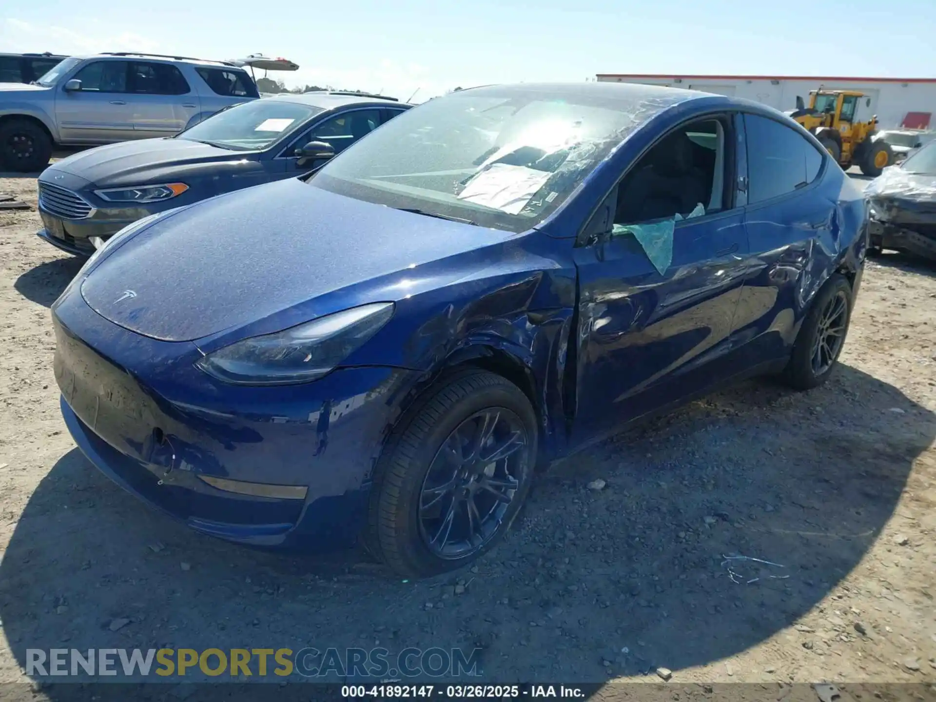 2 Photograph of a damaged car 7SAYGDEE5RA329172 TESLA MODEL Y 2024