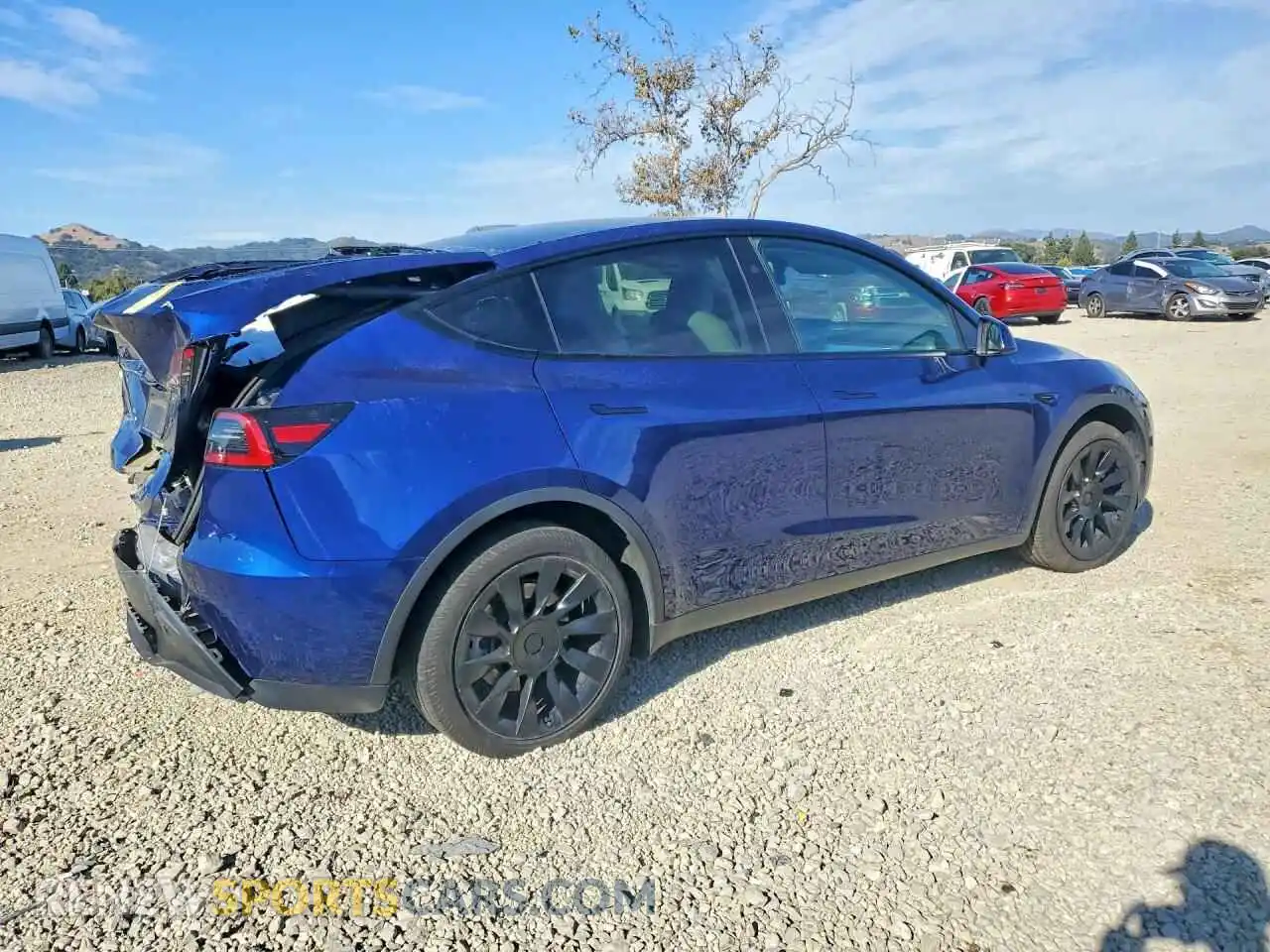 3 Фотография поврежденного автомобиля 7SAYGDEE5RF004377 TESLA MODEL Y 2024