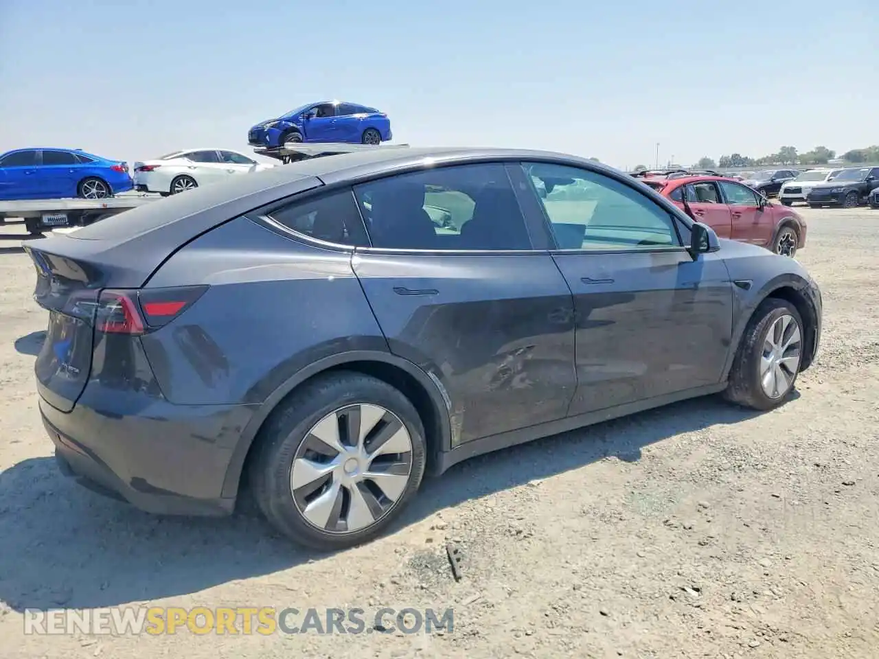 3 fotografías del automóvil dañado 7SAYGDEE5RF059248 TESLA MODEL Y 2024