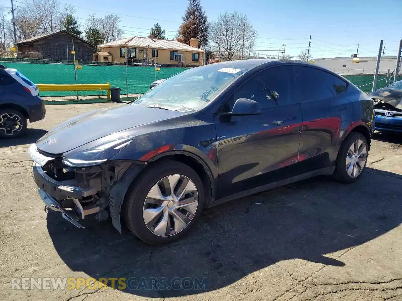 1 Photograph of a damaged car 7SAYGDEE5RF071397 TESLA MODEL Y 2024