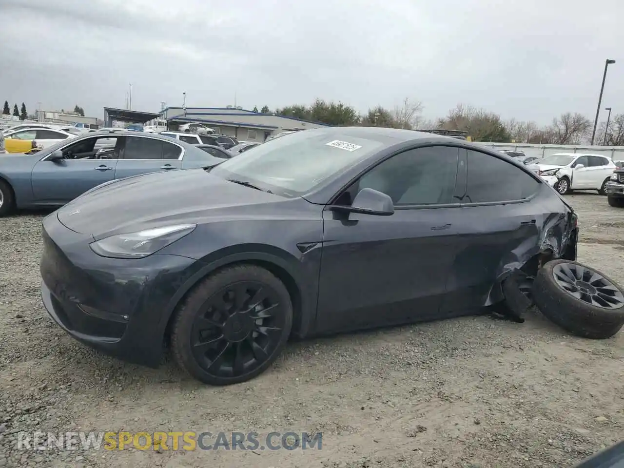 1 Photograph of a damaged car 7SAYGDEE5RF073327 TESLA MODEL Y 2024