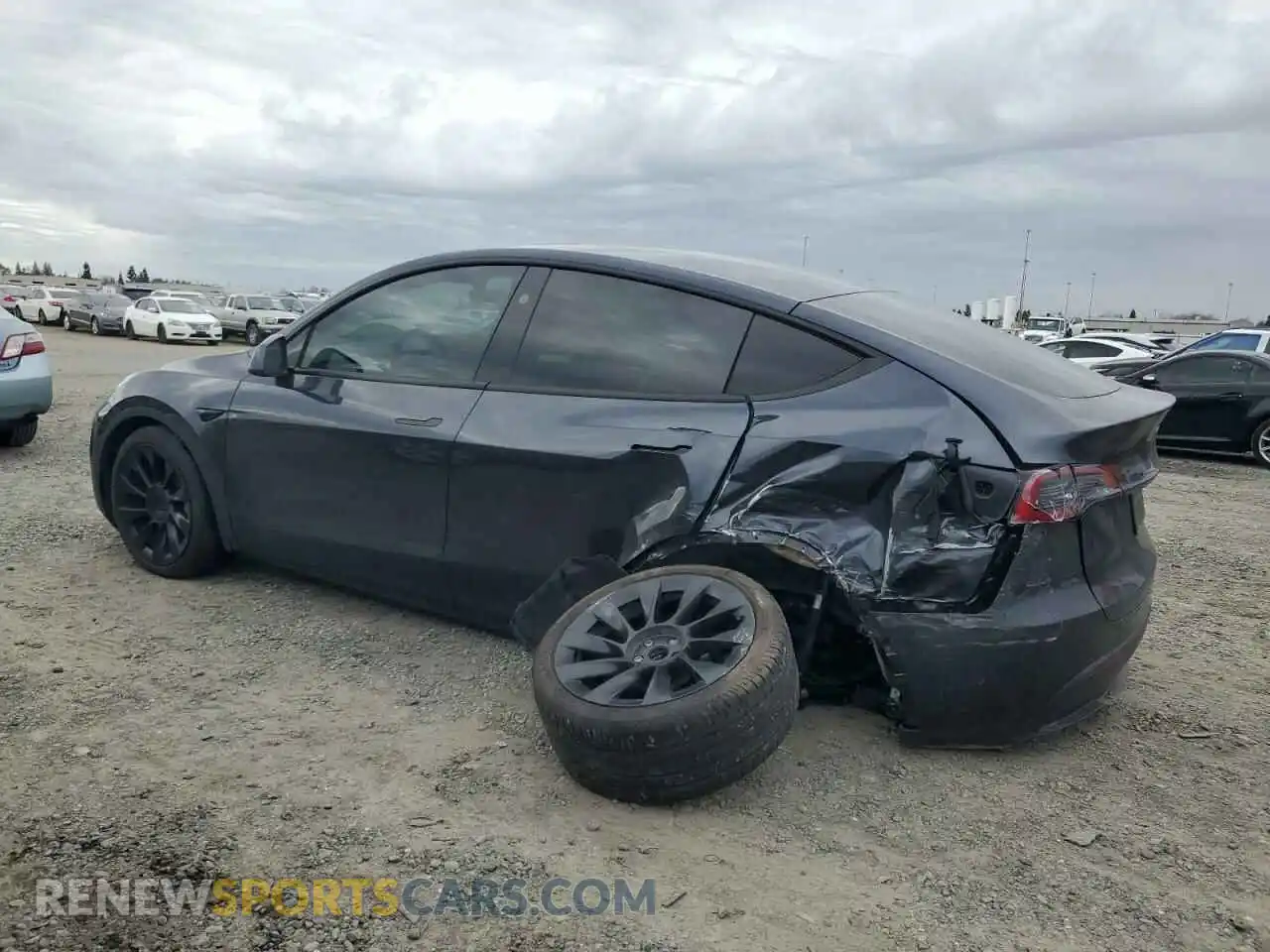2 Photograph of a damaged car 7SAYGDEE5RF073327 TESLA MODEL Y 2024
