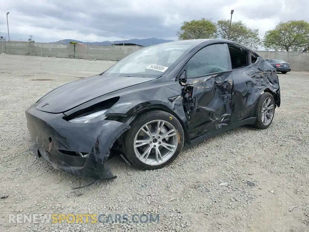 1 Photograph of a damaged car 7SAYGDEE5RF084537 TESLA MODEL Y 2024