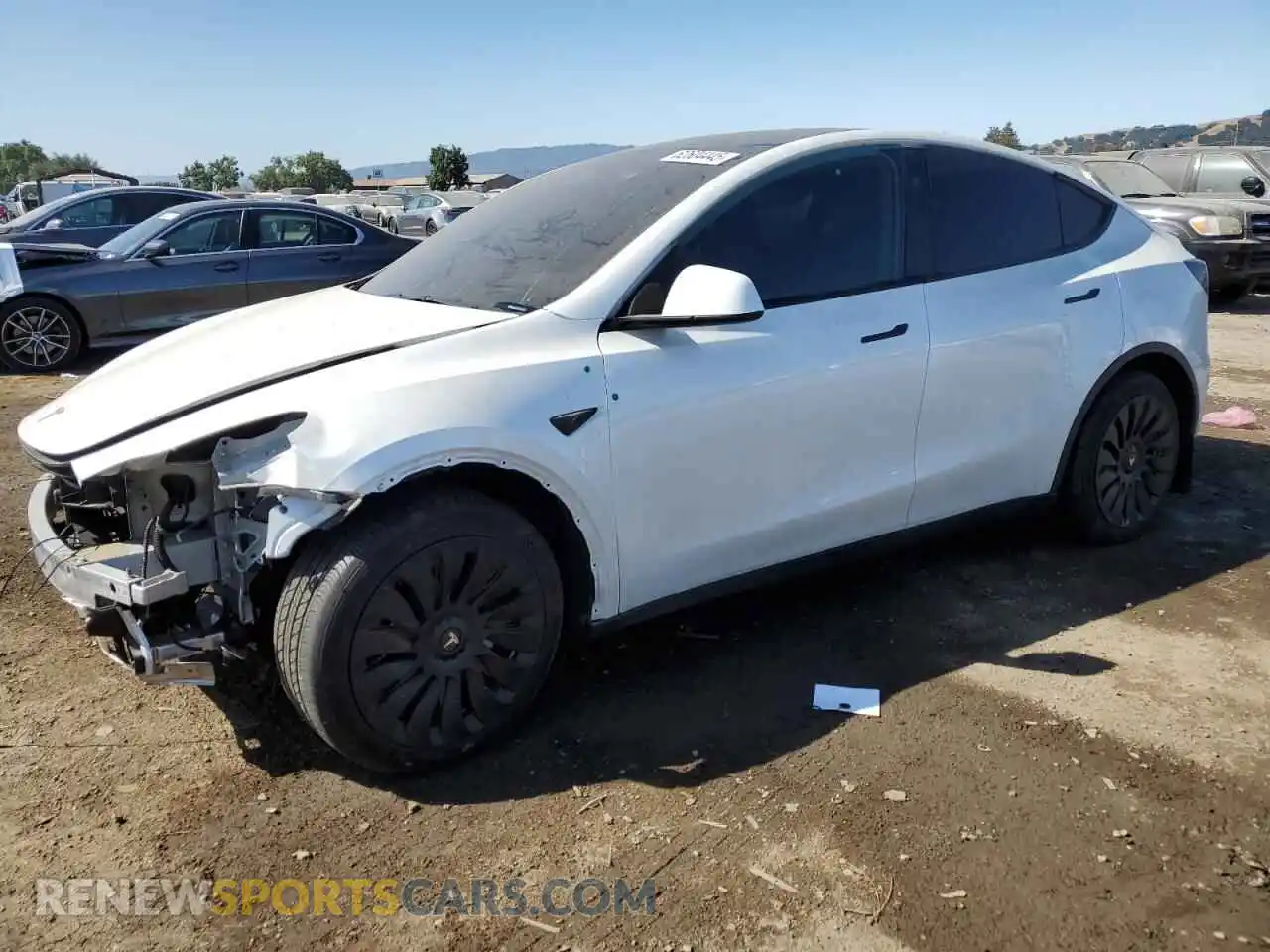 1 Photograph of a damaged car 7SAYGDEE5RF090807 TESLA MODEL Y 2024