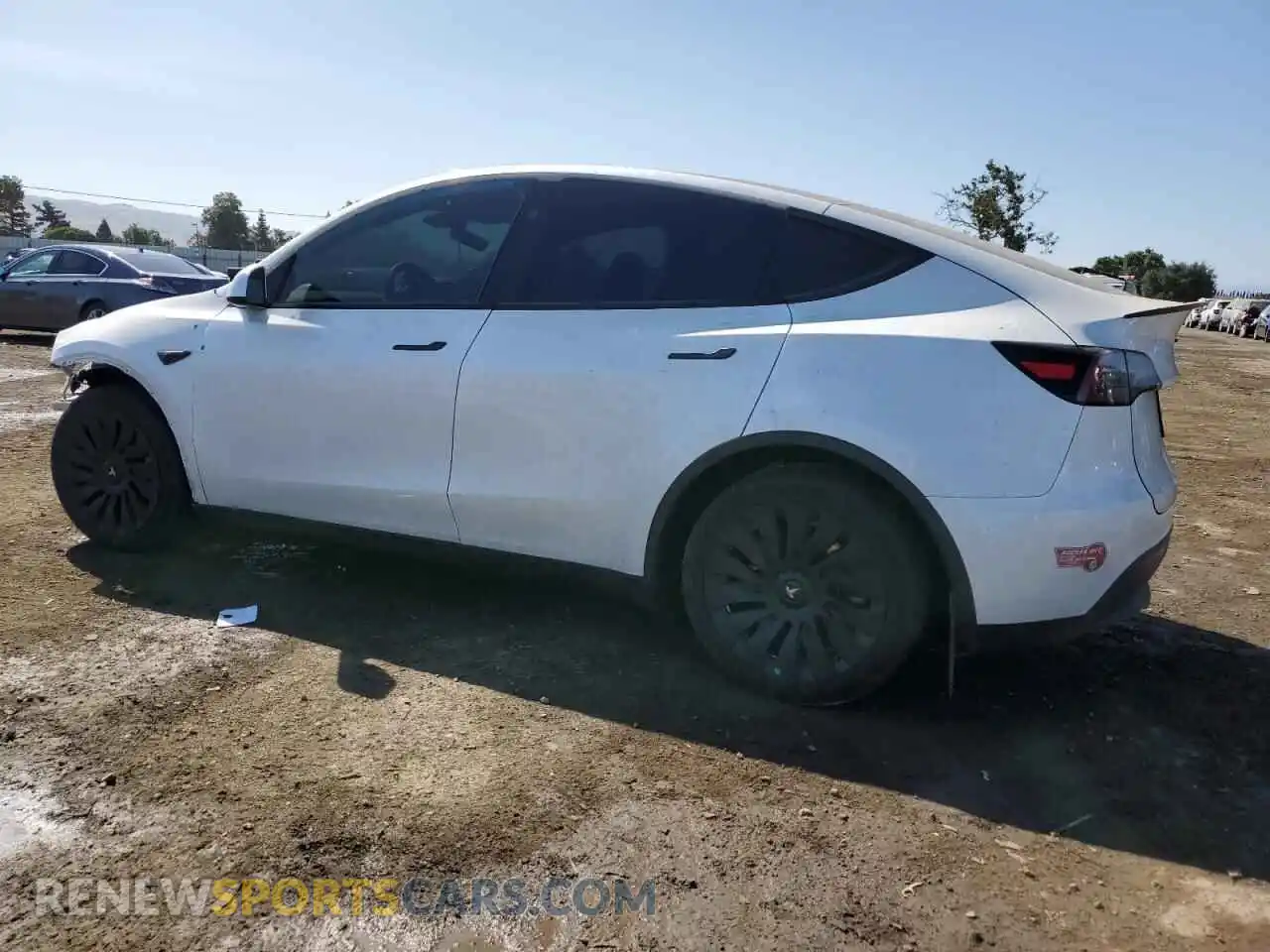 2 Photograph of a damaged car 7SAYGDEE5RF090807 TESLA MODEL Y 2024
