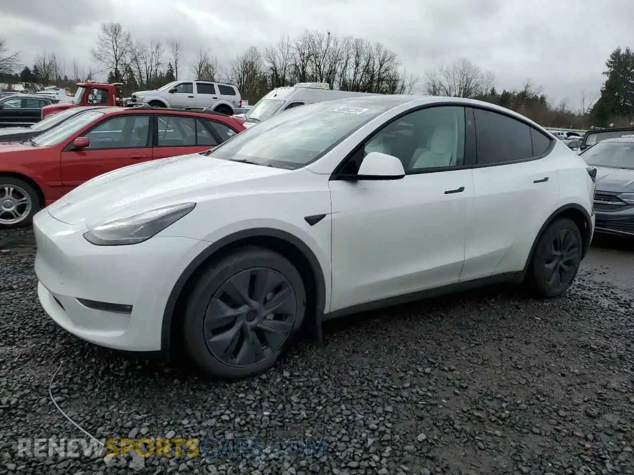 1 Photograph of a damaged car 7SAYGDEE5RF115706 TESLA MODEL Y 2024