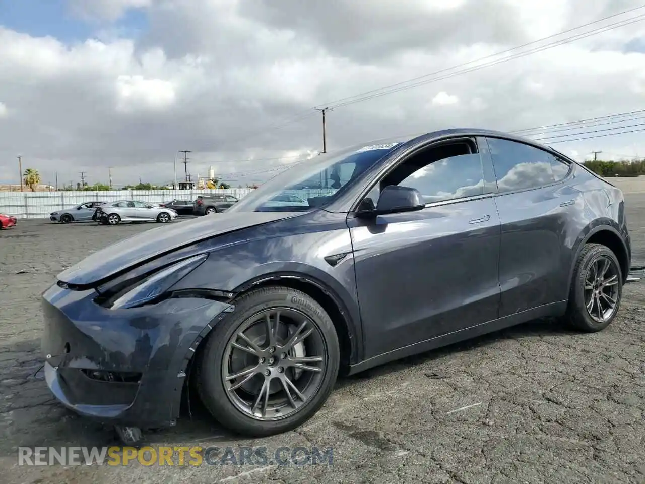 1 Photograph of a damaged car 7SAYGDEE5RF123496 TESLA MODEL Y 2024