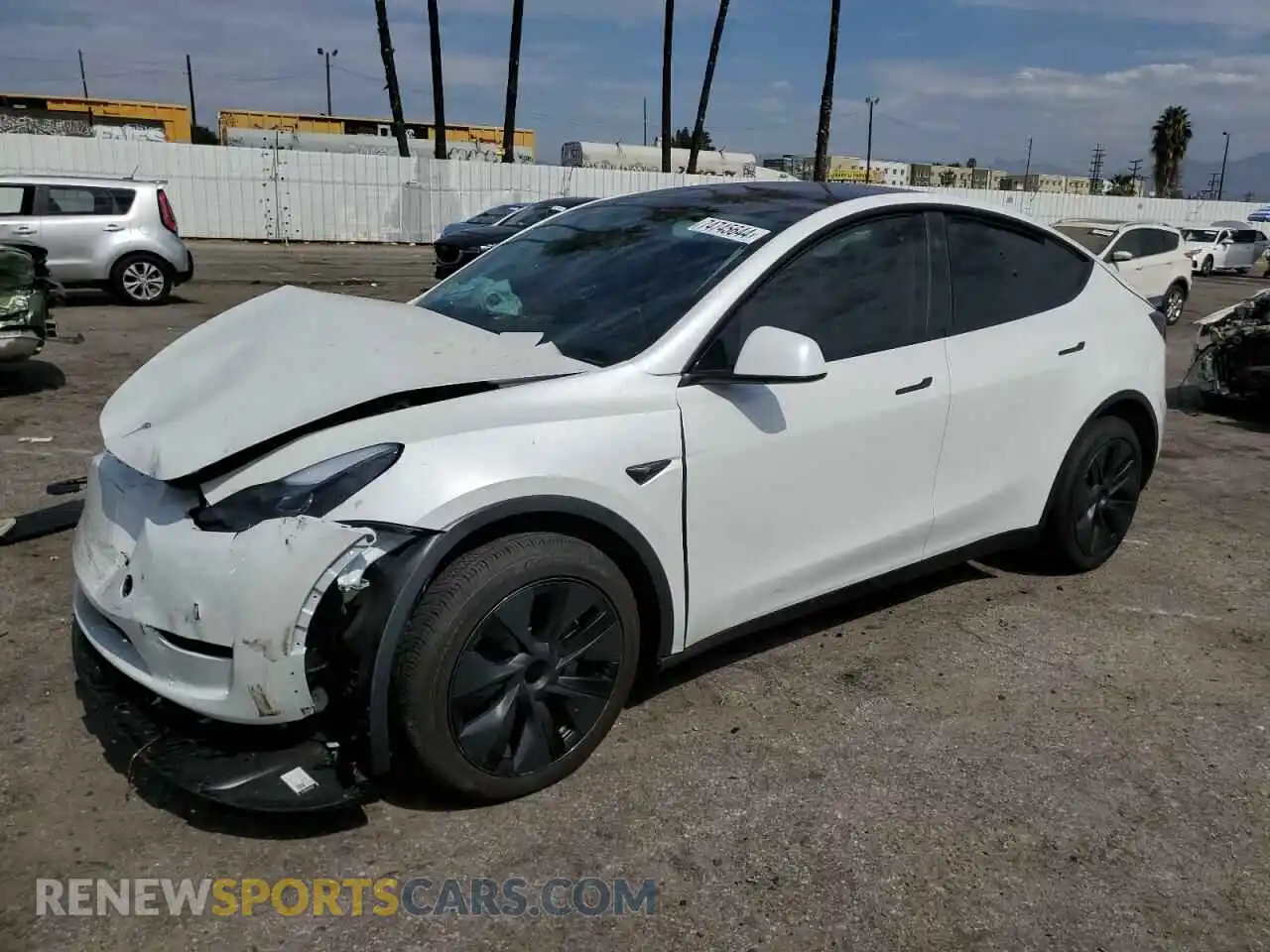 1 Photograph of a damaged car 7SAYGDEE5RF131663 TESLA MODEL Y 2024