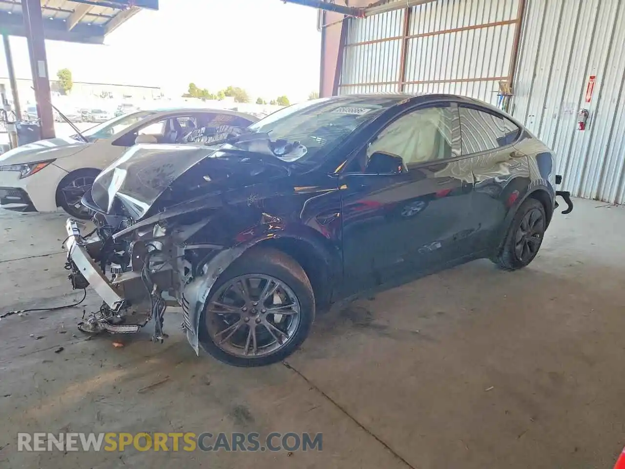 1 Photograph of a damaged car 7SAYGDEE5RF155056 TESLA MODEL Y 2024