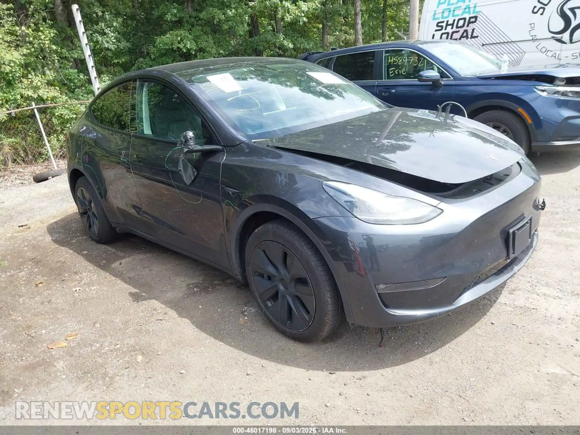 1 Photograph of a damaged car 7SAYGDEE5RF158586 TESLA MODEL Y 2024