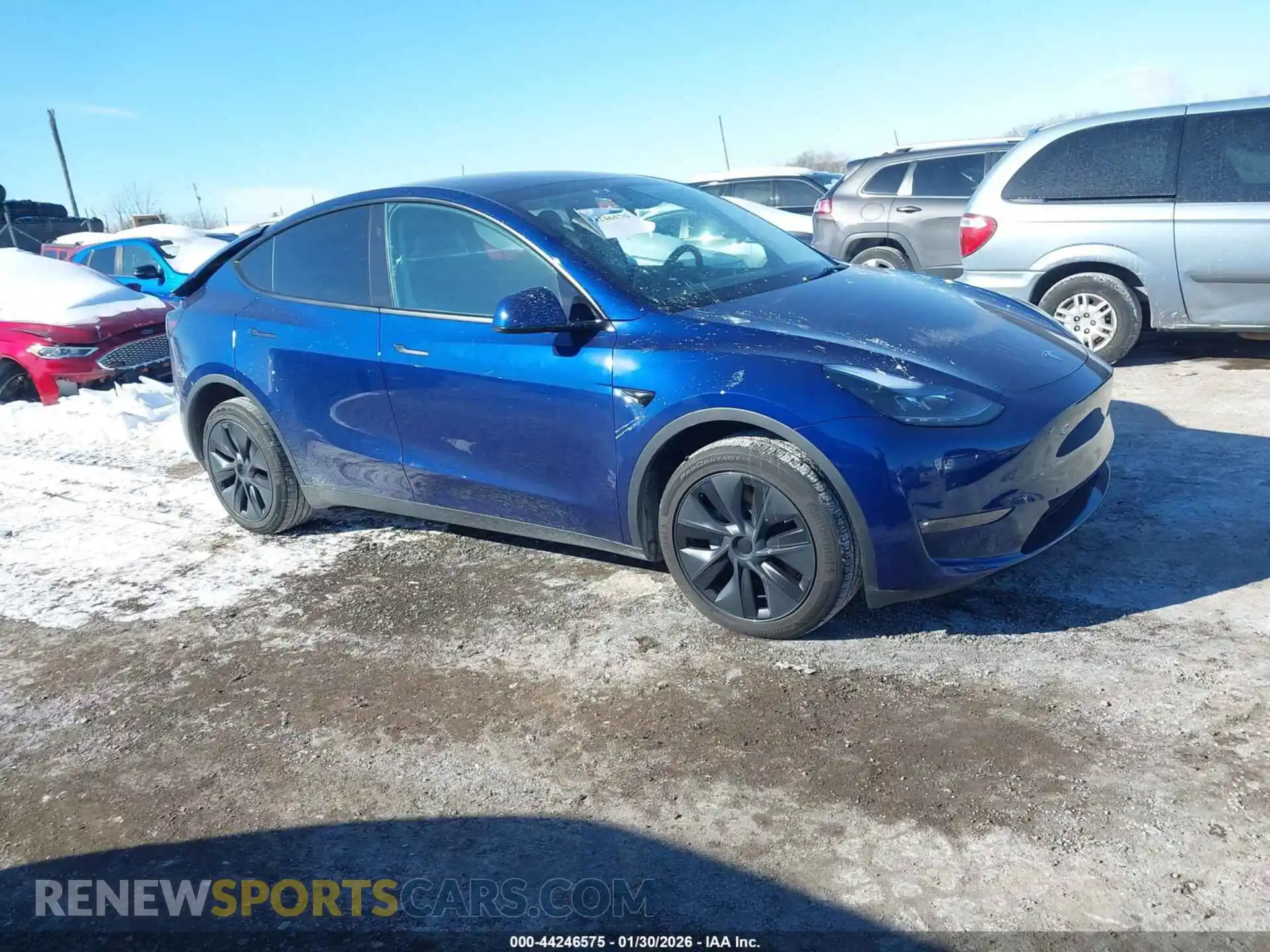 1 Photograph of a damaged car 7SAYGDEE5RF186050 TESLA MODEL Y 2024