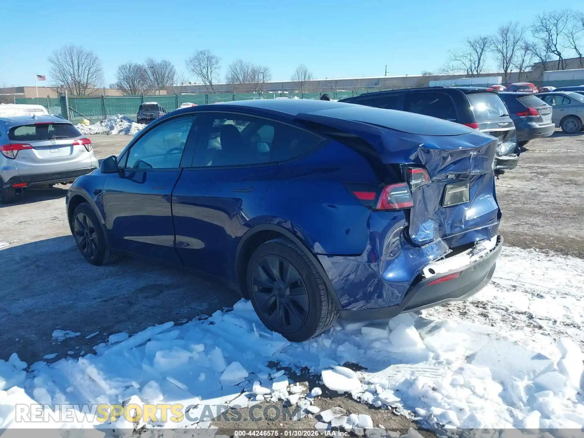 3 Photograph of a damaged car 7SAYGDEE5RF186050 TESLA MODEL Y 2024