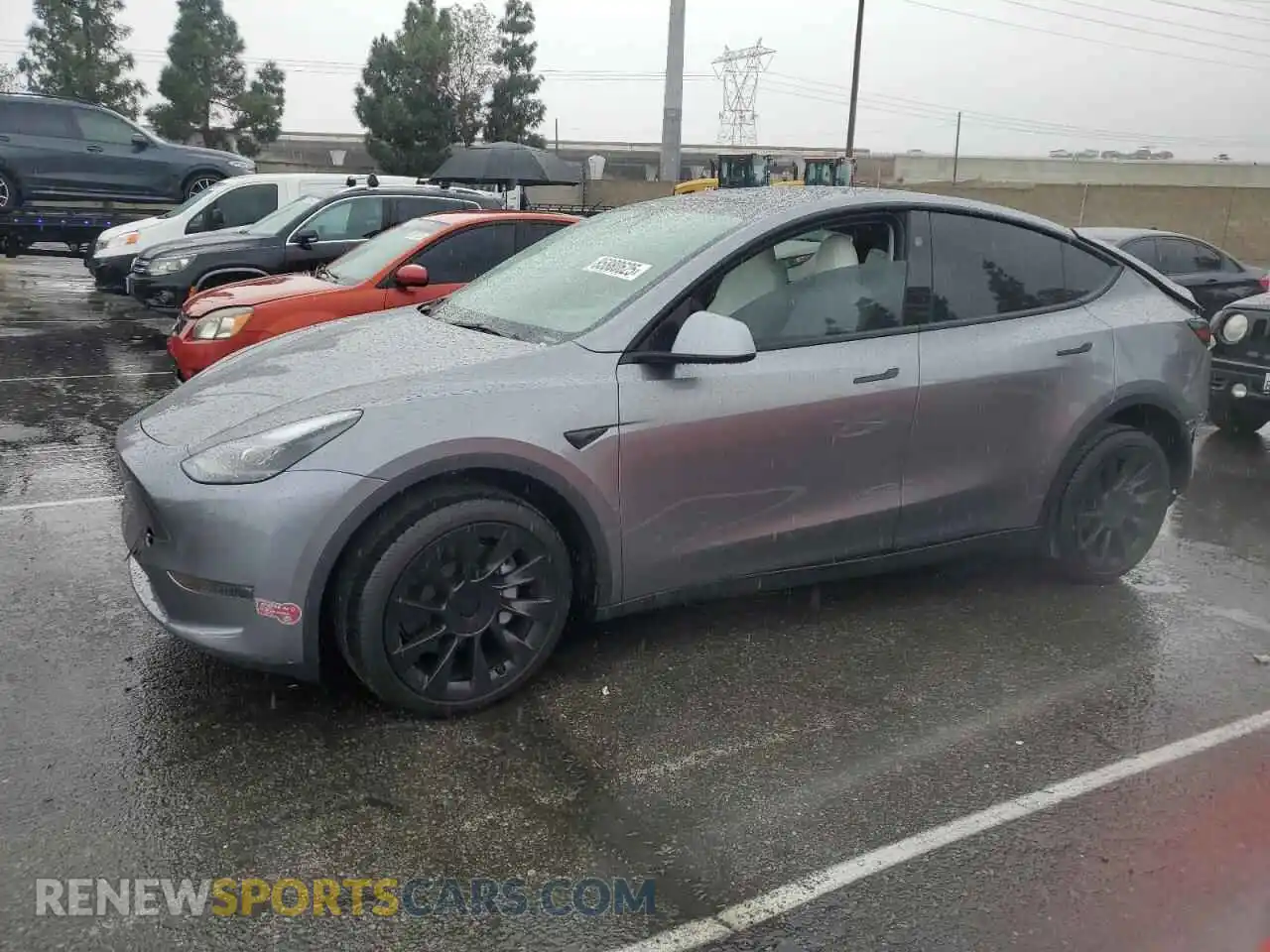 1 Photograph of a damaged car 7SAYGDEE5RF195508 TESLA MODEL Y 2024