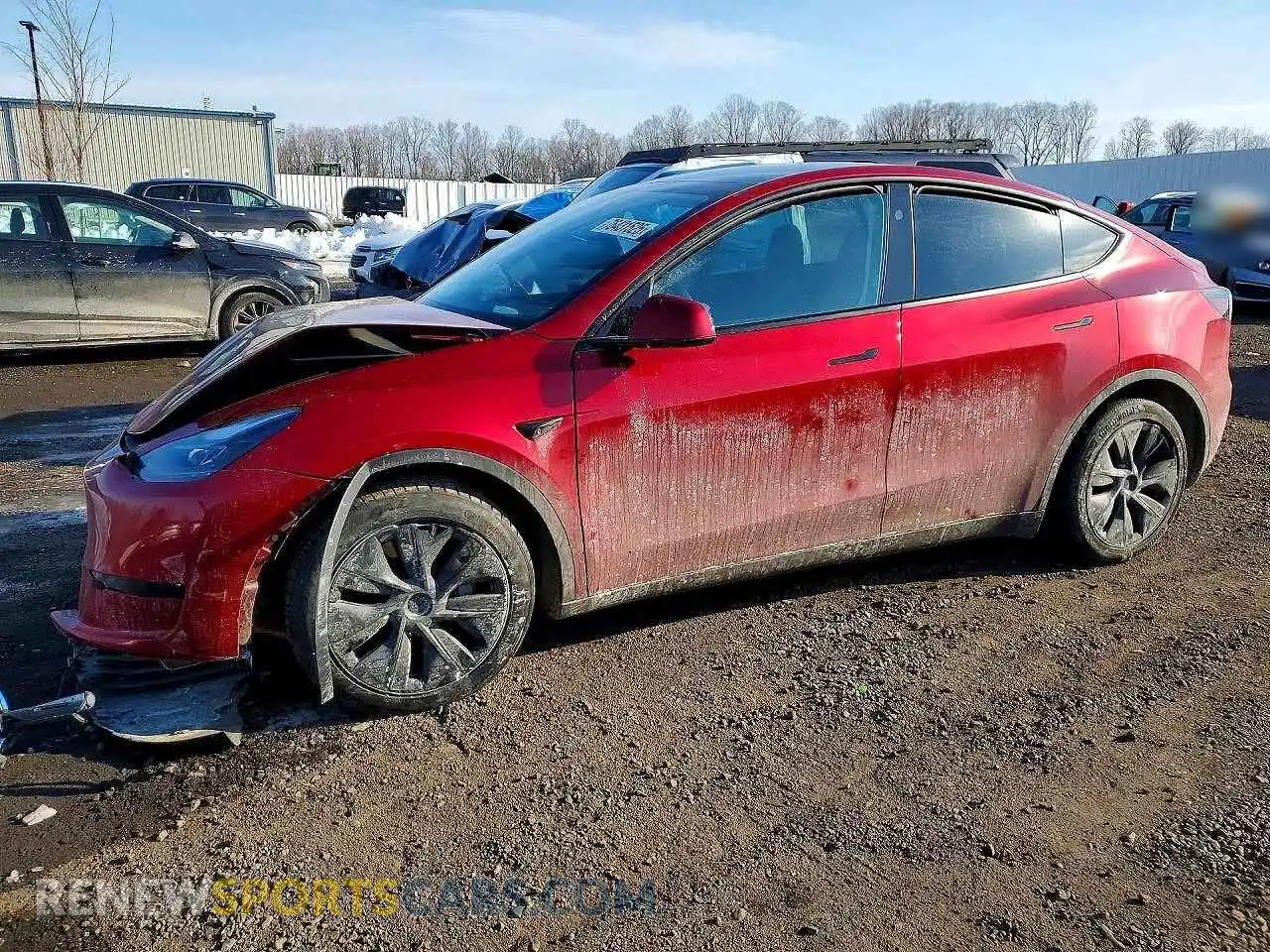 1 Photograph of a damaged car 7SAYGDEE5RF201338 TESLA MODEL Y 2024