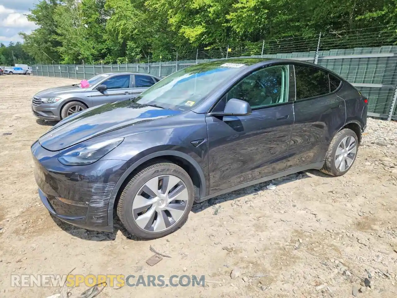 1 Photograph of a damaged car 7SAYGDEE5RF991935 TESLA MODEL Y 2024
