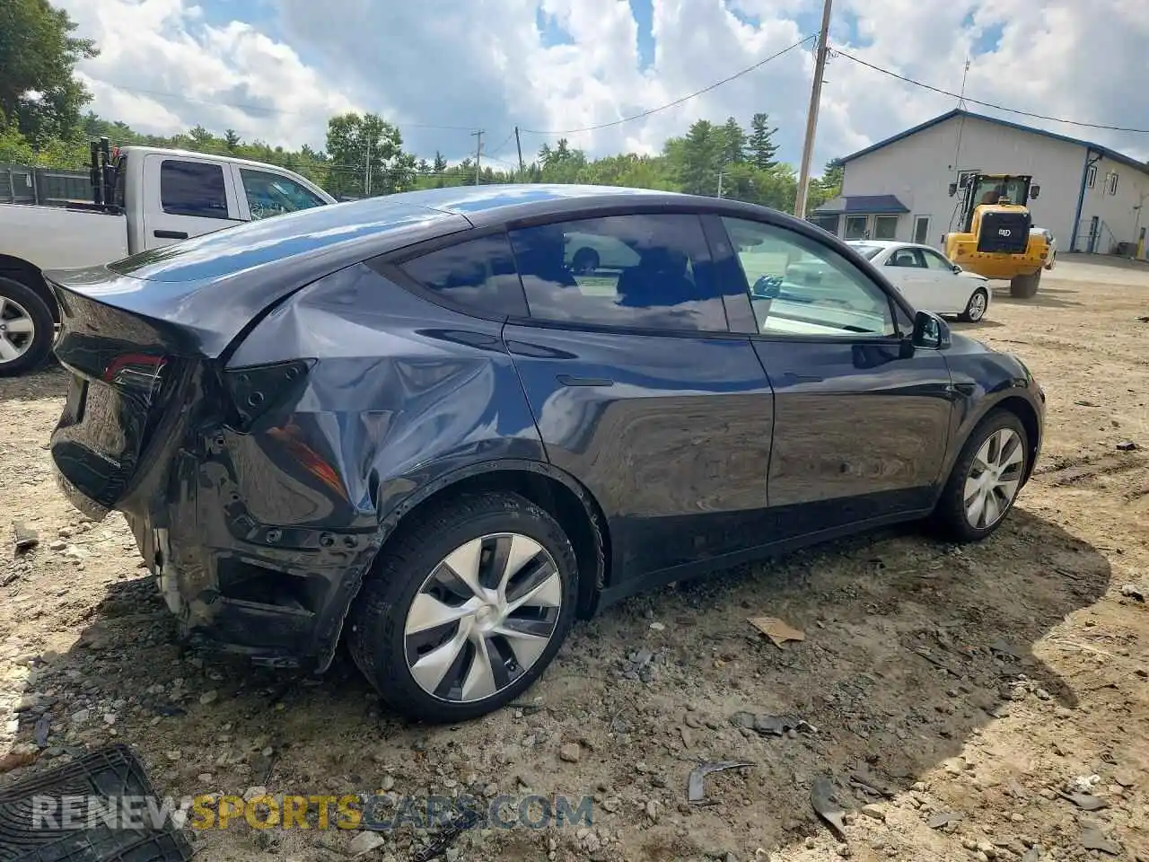 3 Photograph of a damaged car 7SAYGDEE5RF991935 TESLA MODEL Y 2024