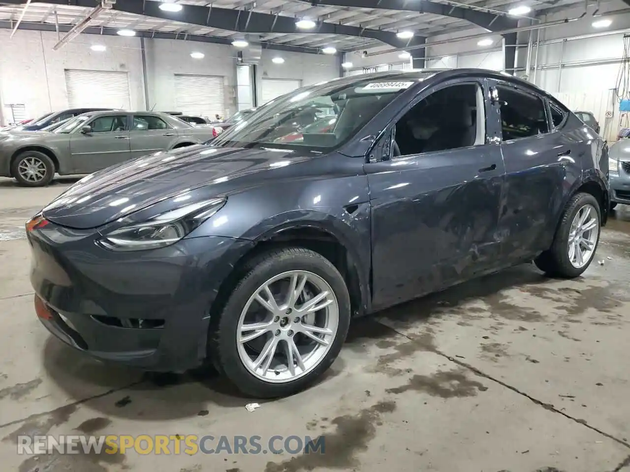 1 Photograph of a damaged car 7SAYGDEE6RA253946 TESLA MODEL Y 2024