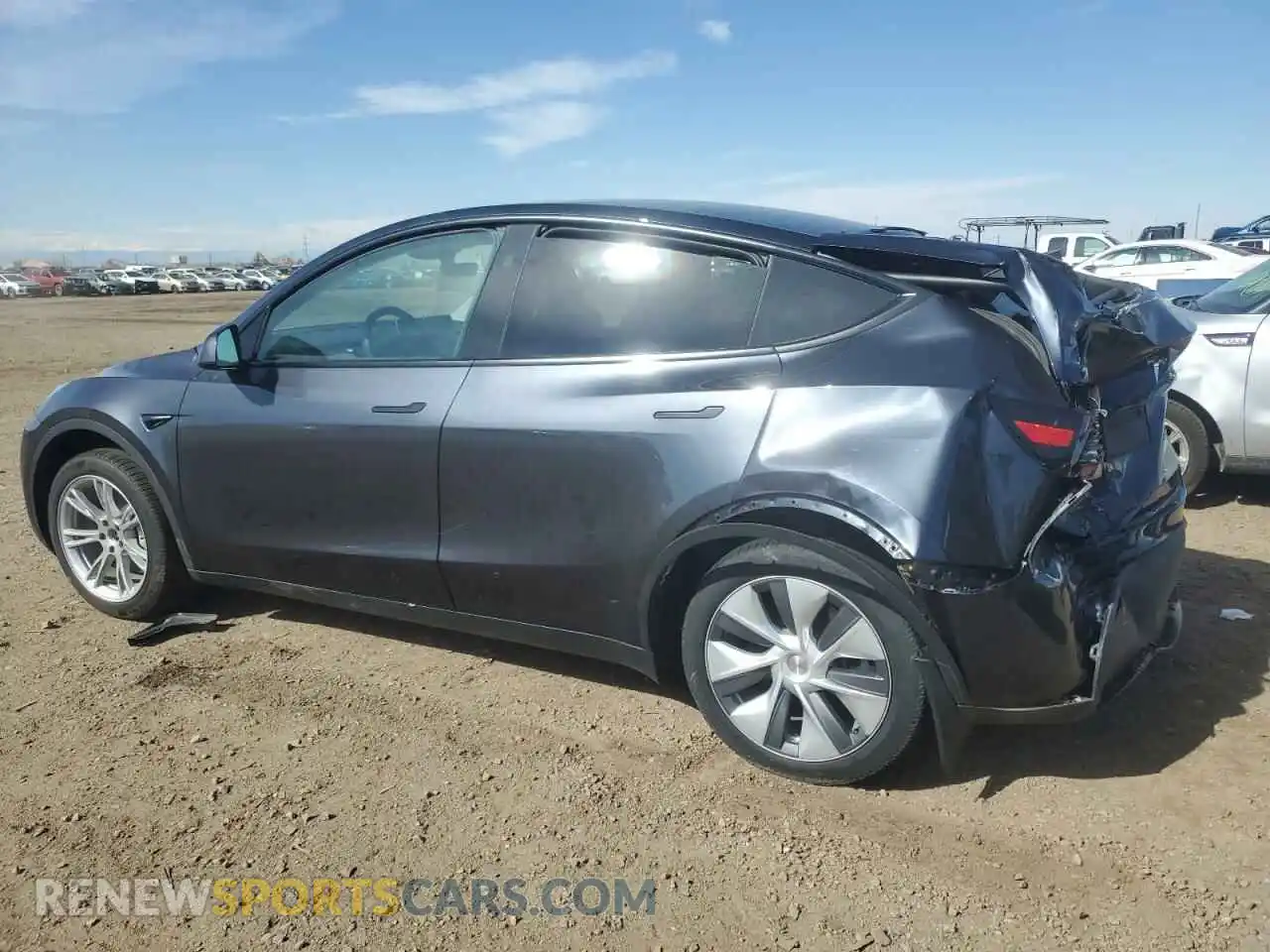 2 Photograph of a damaged car 7SAYGDEE6RA256328 TESLA MODEL Y 2024