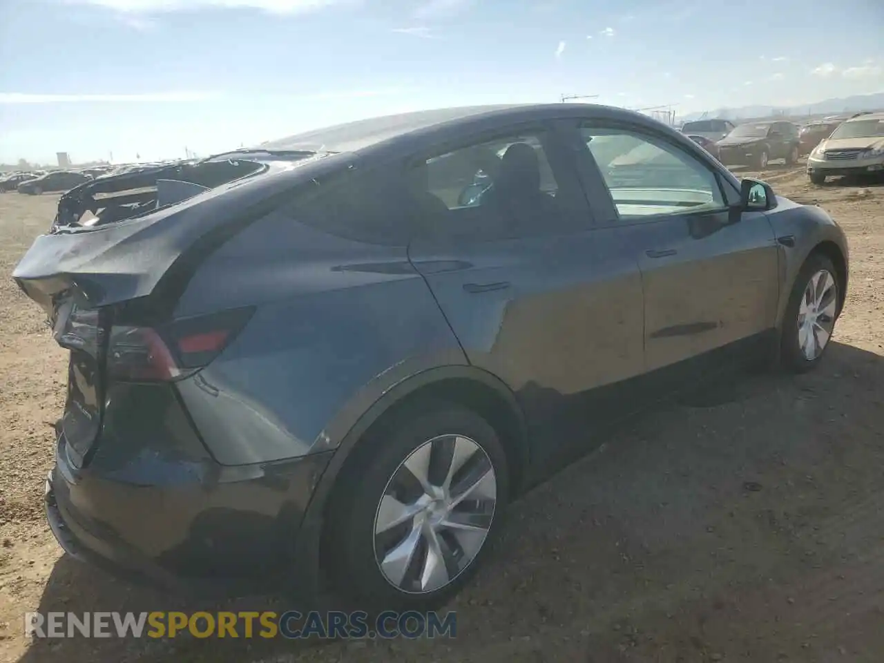 3 Photograph of a damaged car 7SAYGDEE6RA256328 TESLA MODEL Y 2024