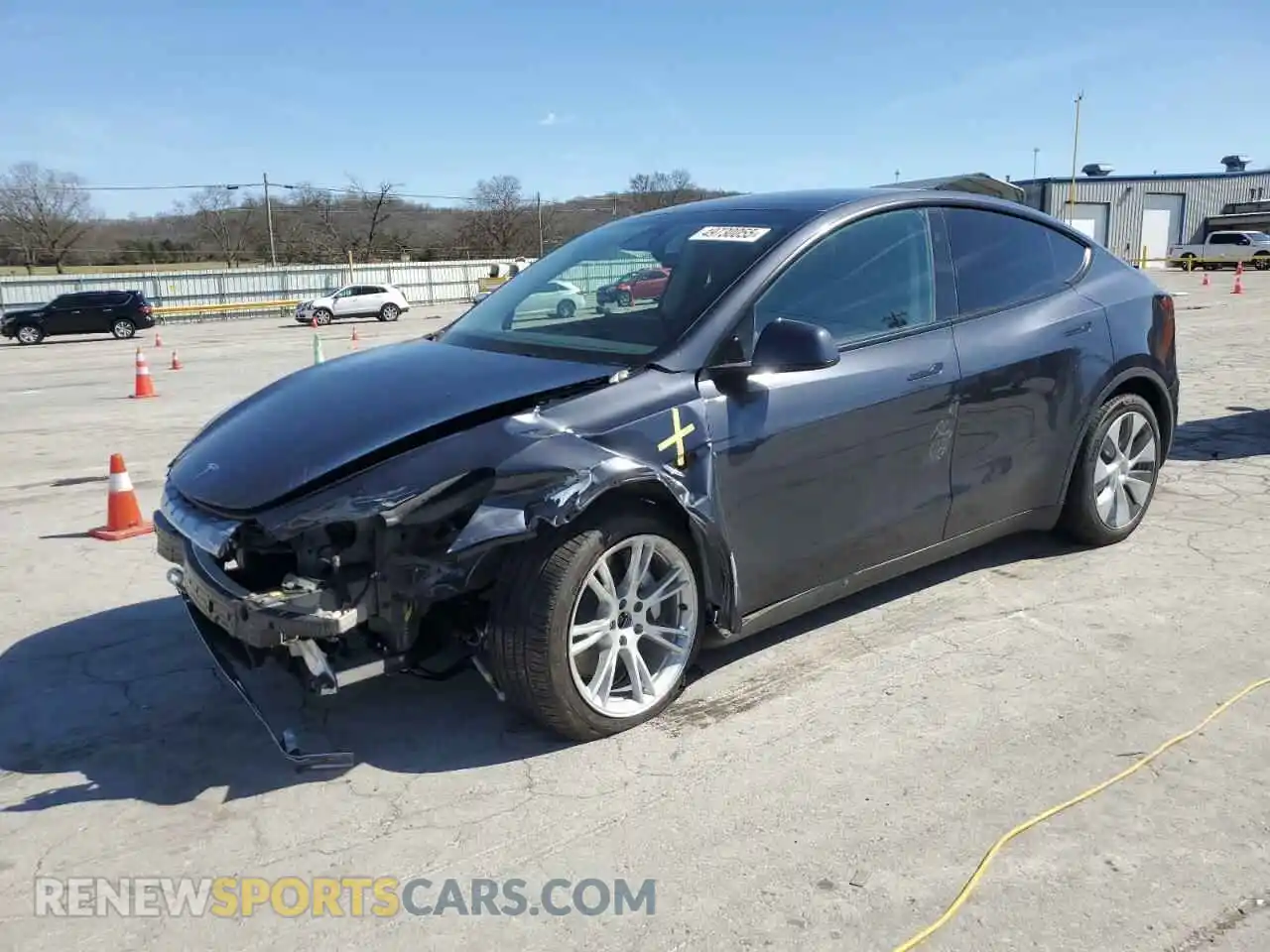 1 Фотография поврежденного автомобиля 7SAYGDEE6RA266650 TESLA MODEL Y 2024