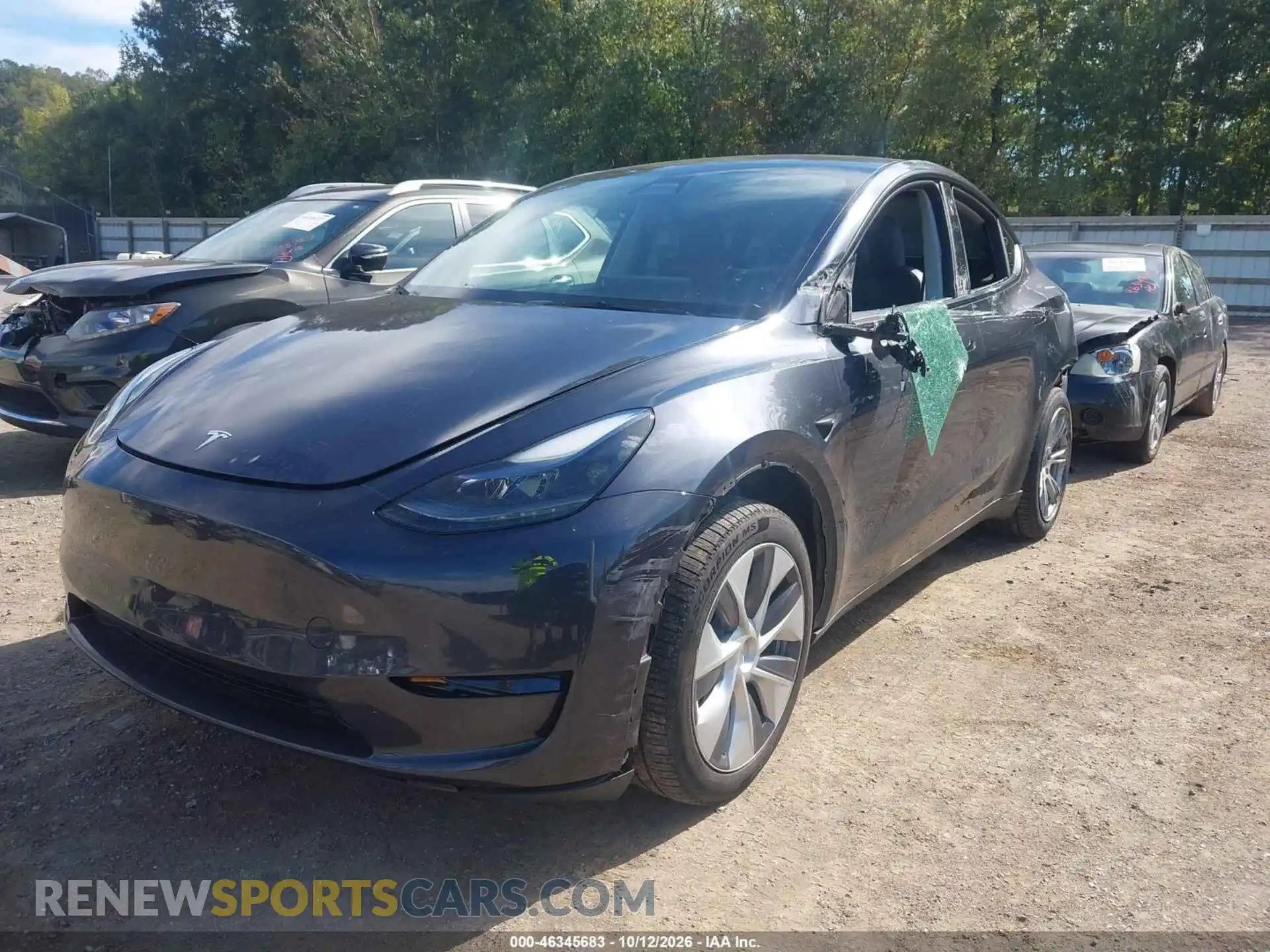 2 fotografías del automóvil dañado 7SAYGDEE6RA271346 TESLA MODEL Y 2024