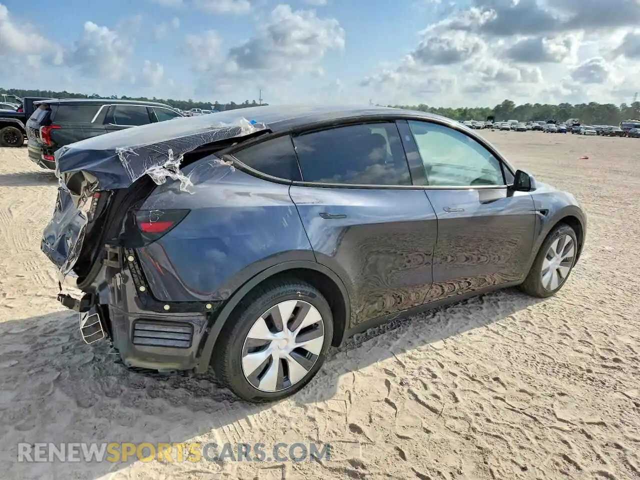 3 Фотография поврежденного автомобиля 7SAYGDEE6RA282508 TESLA MODEL Y 2024