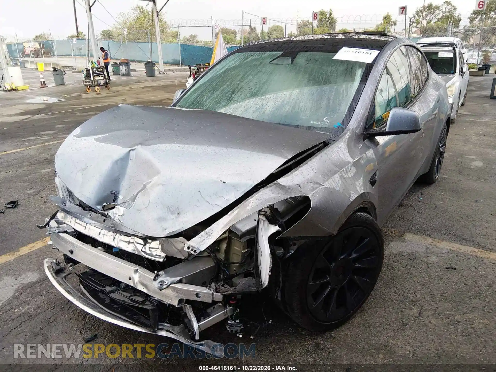 2 fotografías del automóvil dañado 7SAYGDEE6RA289961 TESLA MODEL Y 2024