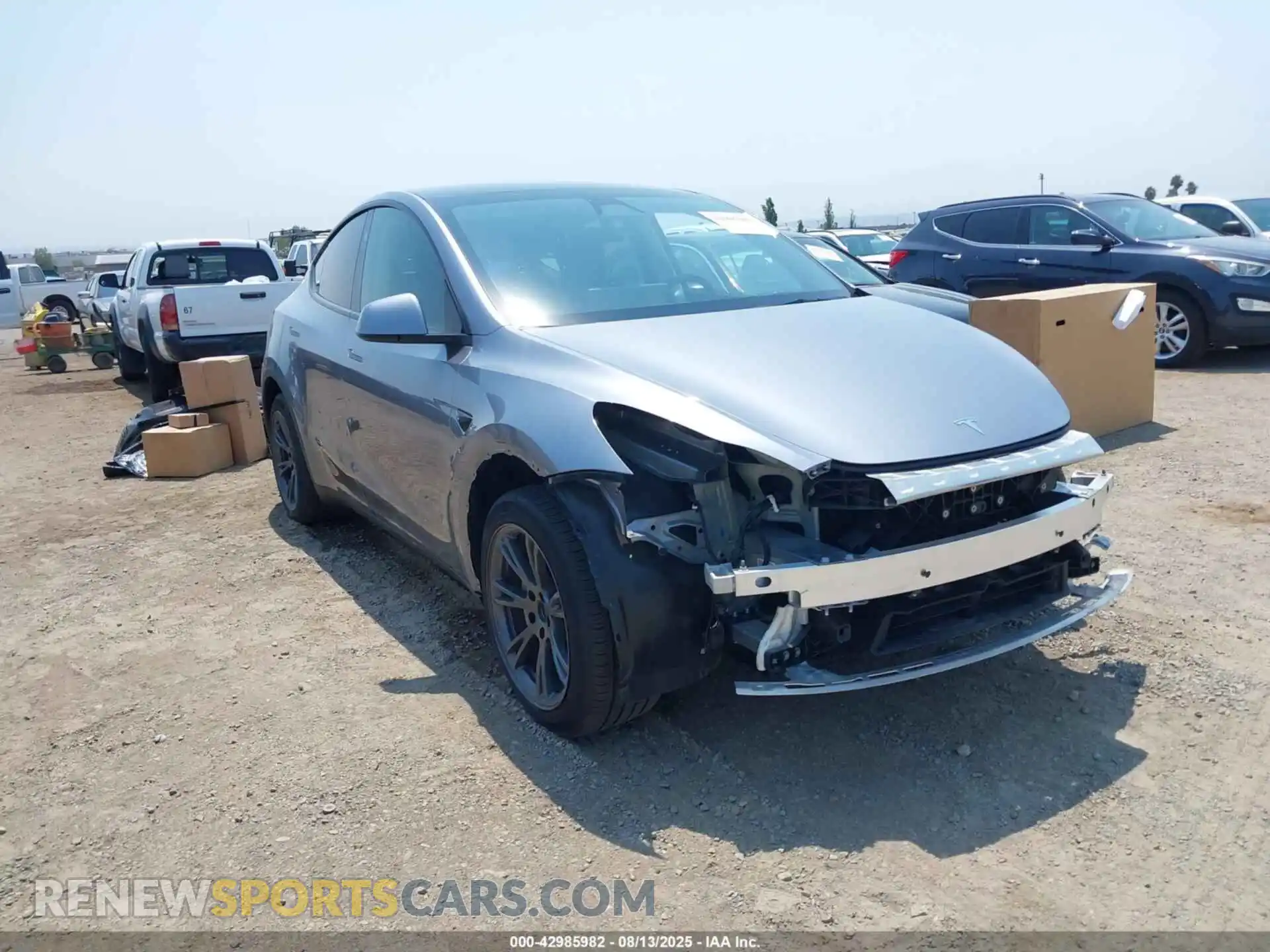 1 Photograph of a damaged car 7SAYGDEE6RA300764 TESLA MODEL Y 2024
