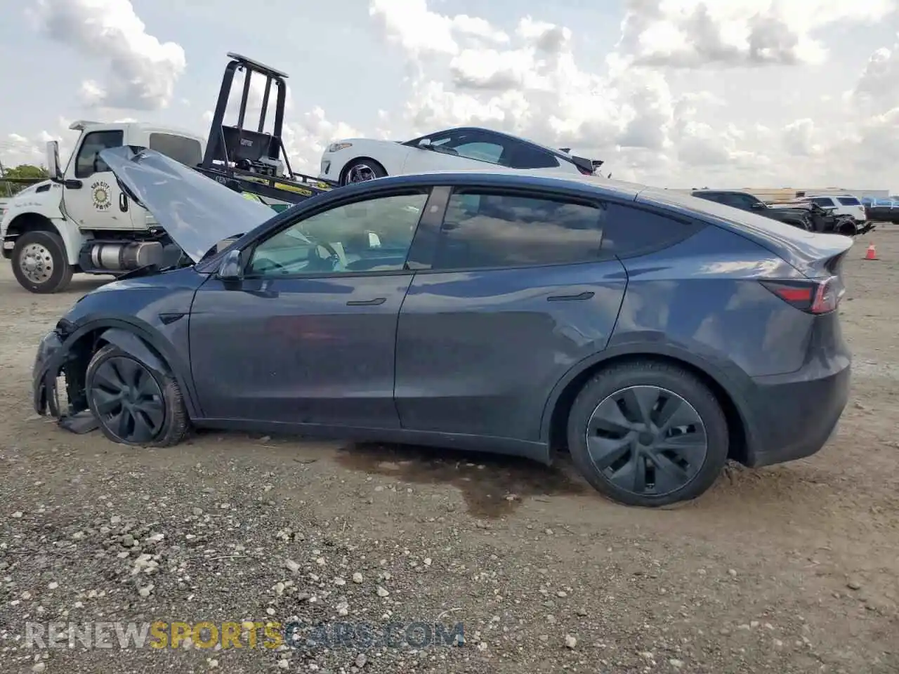 2 Photograph of a damaged car 7SAYGDEE6RA303678 TESLA MODEL Y 2024