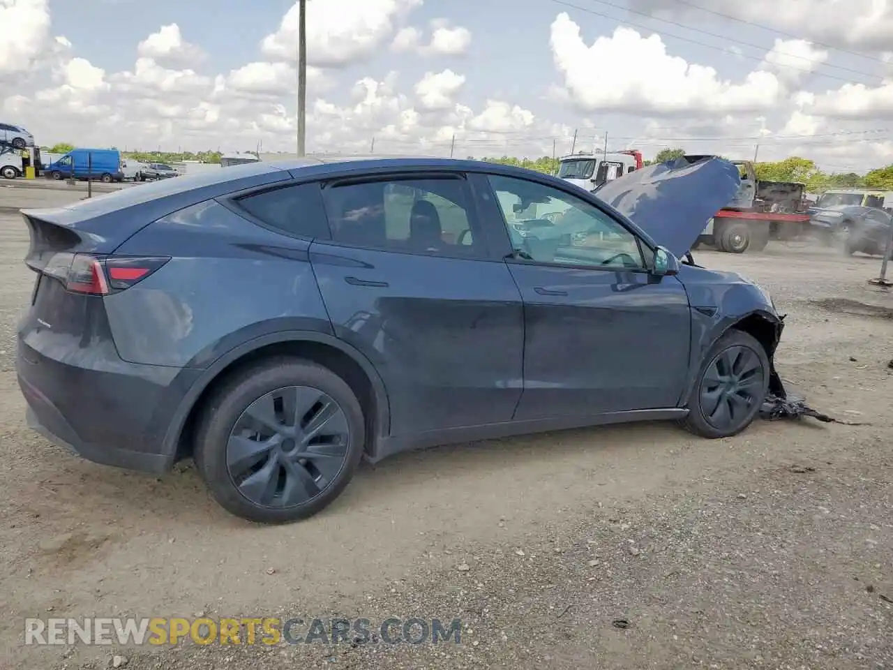 3 Photograph of a damaged car 7SAYGDEE6RA303678 TESLA MODEL Y 2024