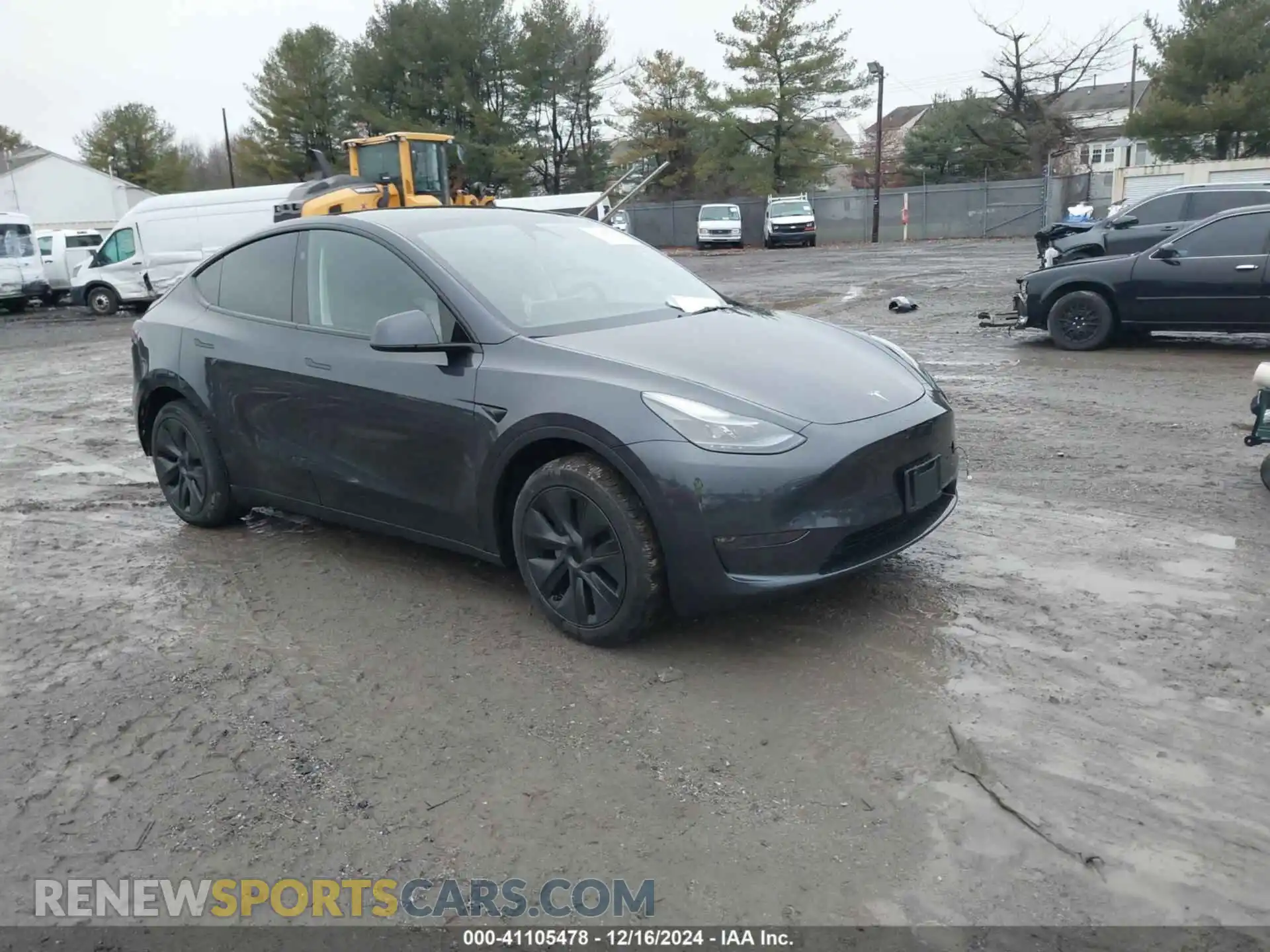 1 Photograph of a damaged car 7SAYGDEE6RA329410 TESLA MODEL Y 2024