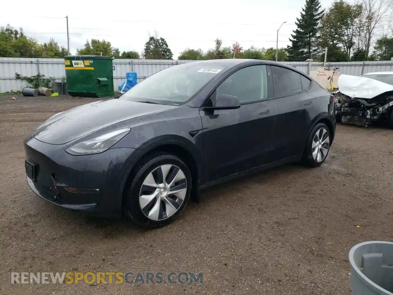 1 Photograph of a damaged car 7SAYGDEE6RF019714 TESLA MODEL Y 2024