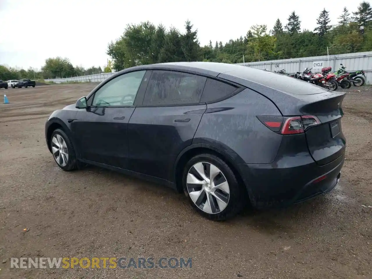 2 Photograph of a damaged car 7SAYGDEE6RF019714 TESLA MODEL Y 2024