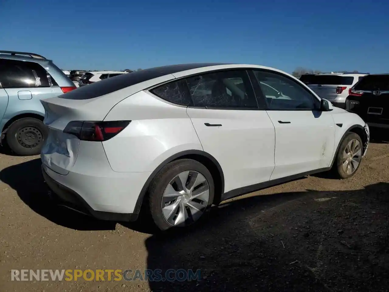 3 Photograph of a damaged car 7SAYGDEE6RF029255 TESLA MODEL Y 2024