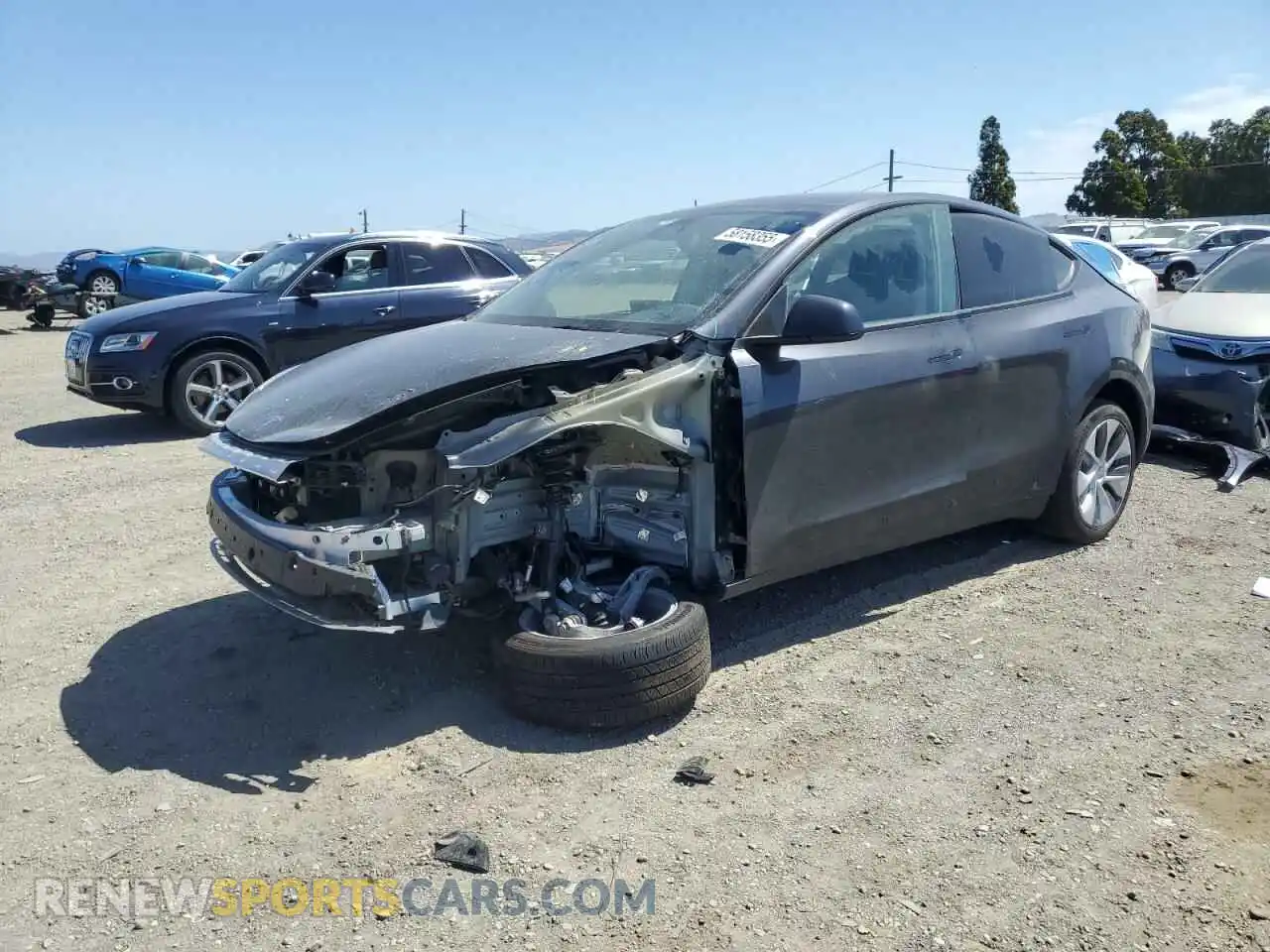 1 Photograph of a damaged car 7SAYGDEE6RF032348 TESLA MODEL Y 2024