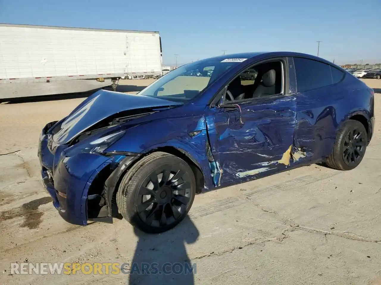 1 Photograph of a damaged car 7SAYGDEE6RF061820 TESLA MODEL Y 2024