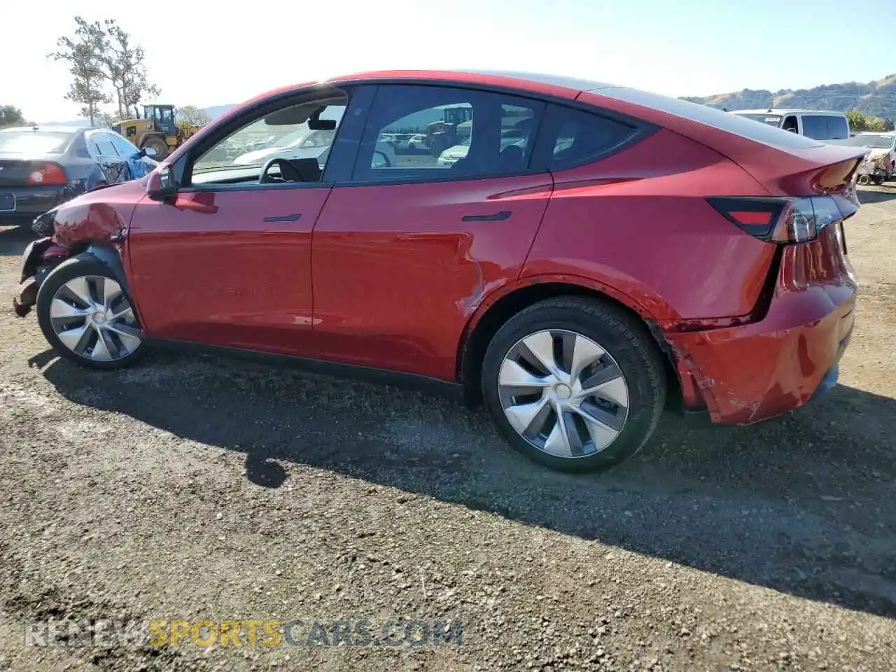 2 Photograph of a damaged car 7SAYGDEE6RF071151 TESLA MODEL Y 2024