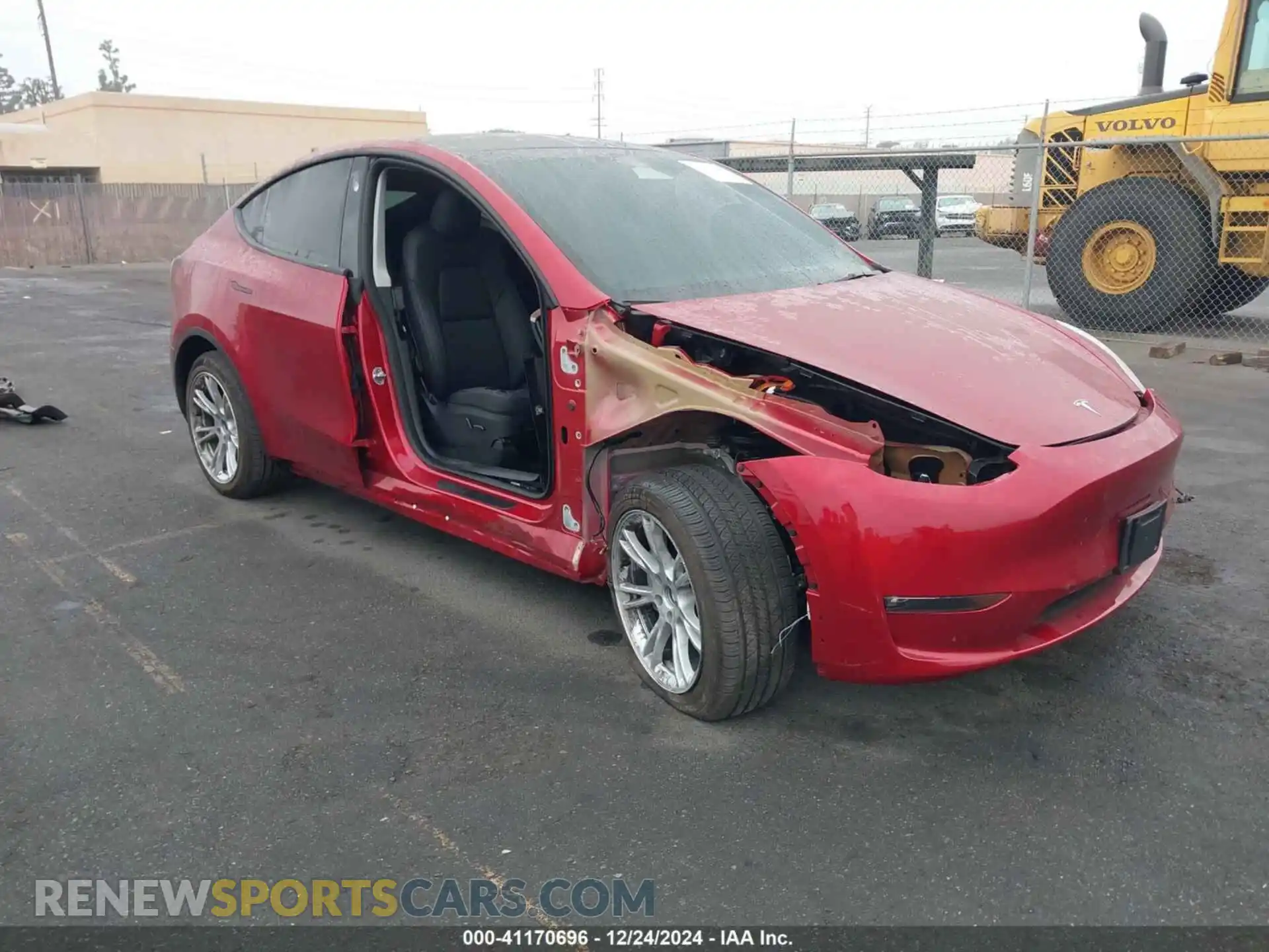 1 Photograph of a damaged car 7SAYGDEE6RF076107 TESLA MODEL Y 2024