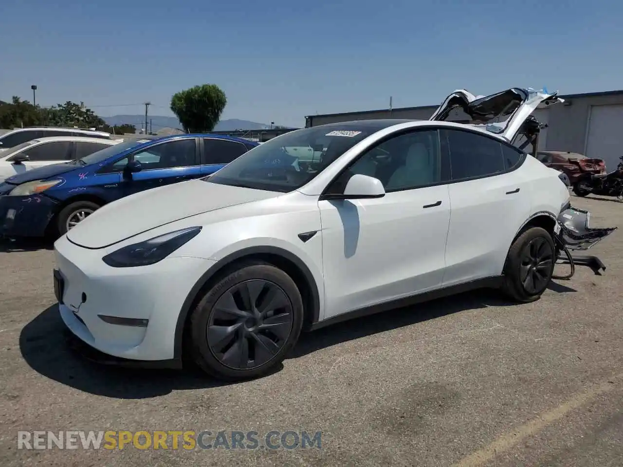 1 Photograph of a damaged car 7SAYGDEE6RF127377 TESLA MODEL Y 2024