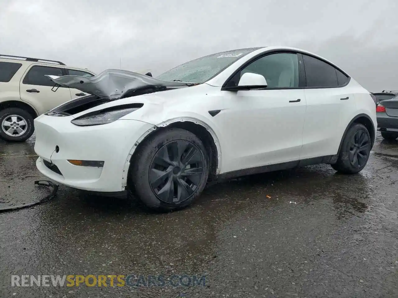 1 Photograph of a damaged car 7SAYGDEE6RF162372 TESLA MODEL Y 2024