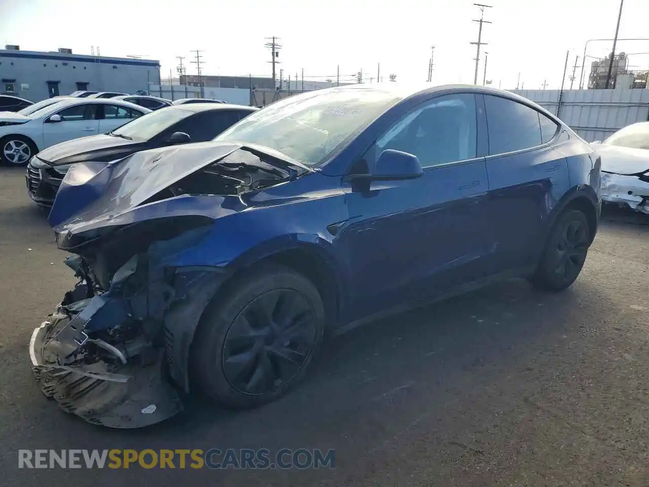 1 Photograph of a damaged car 7SAYGDEE6RF180256 TESLA MODEL Y 2024