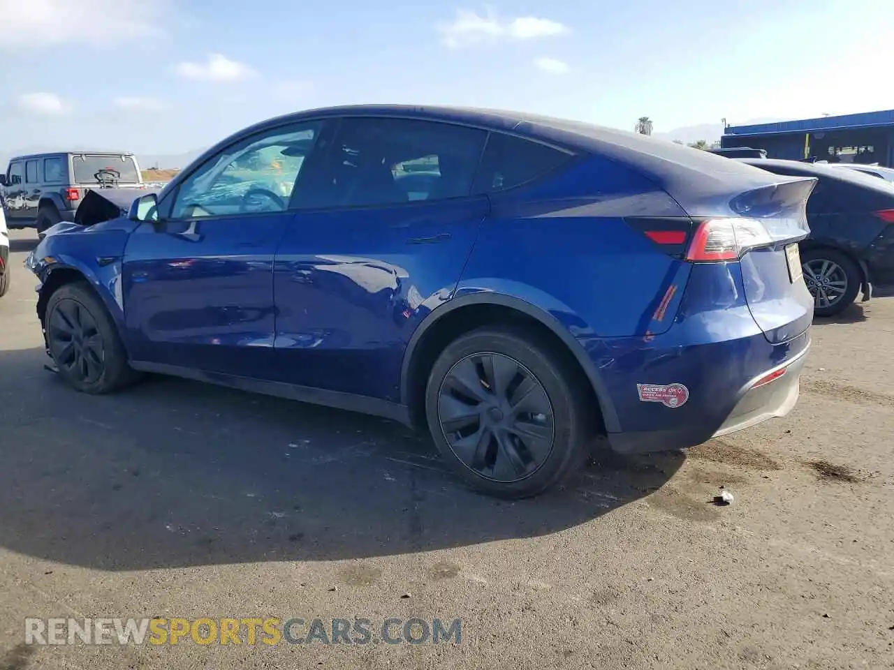 2 Photograph of a damaged car 7SAYGDEE6RF180256 TESLA MODEL Y 2024