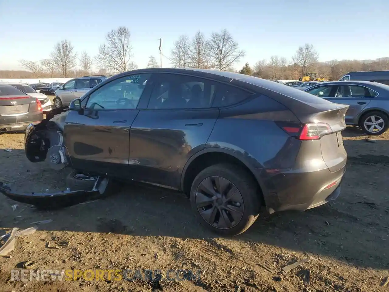 2 Photograph of a damaged car 7SAYGDEE6RF182864 TESLA MODEL Y 2024