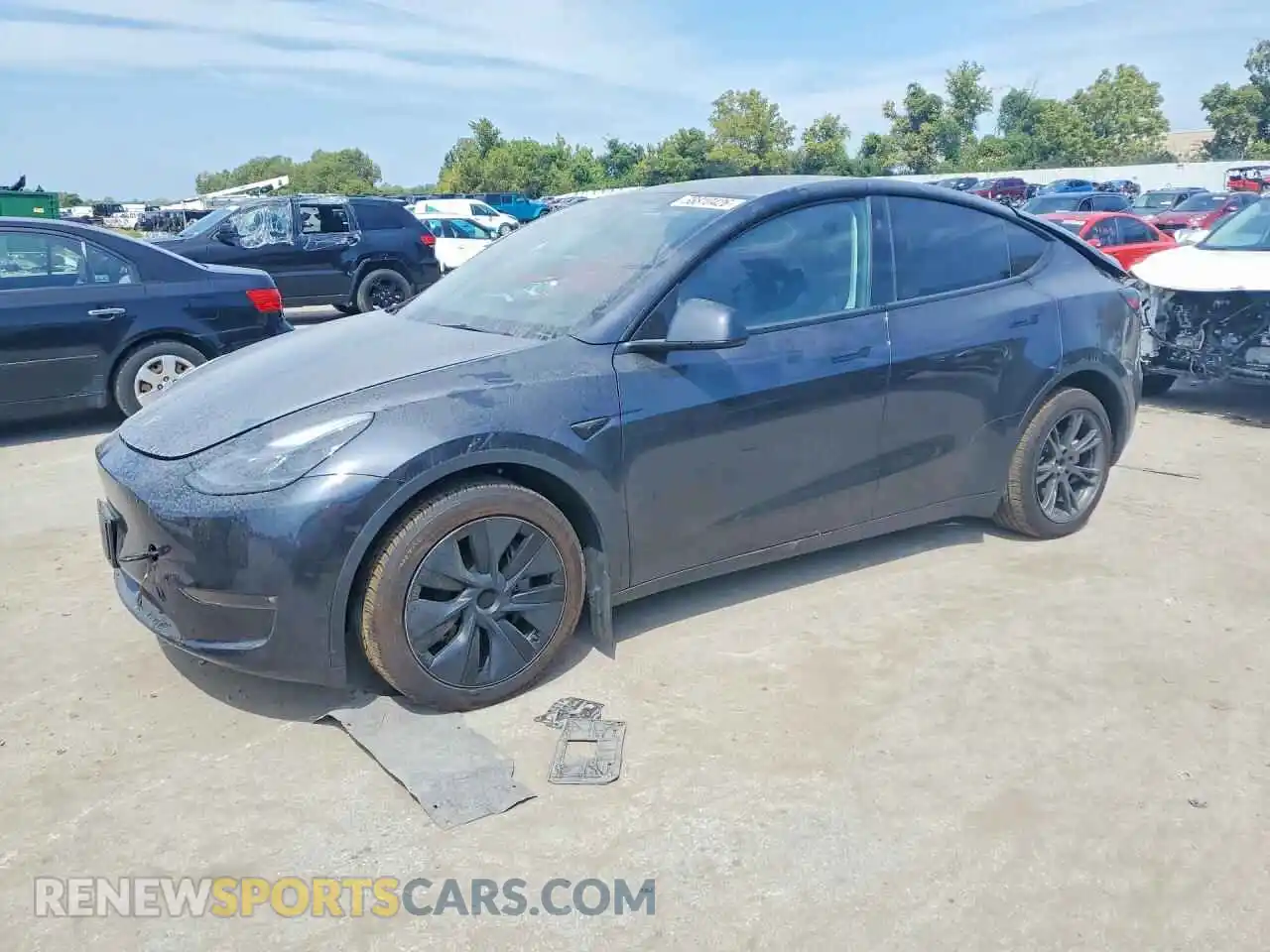 1 fotografías del automóvil dañado 7SAYGDEE6RF195436 TESLA MODEL Y 2024